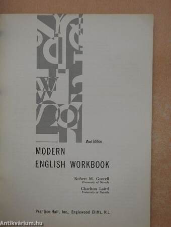 Modern English Workbook