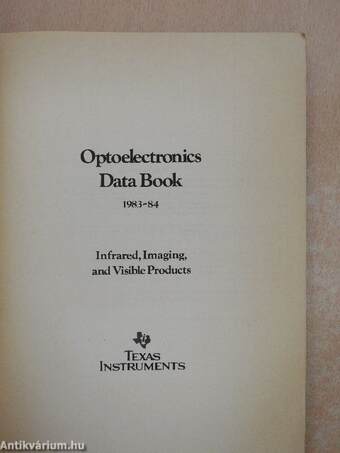 Optoelectronics Data Book 1983-84