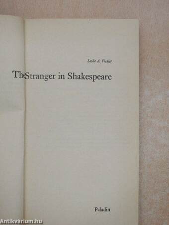 The Stranger in Shakespeare