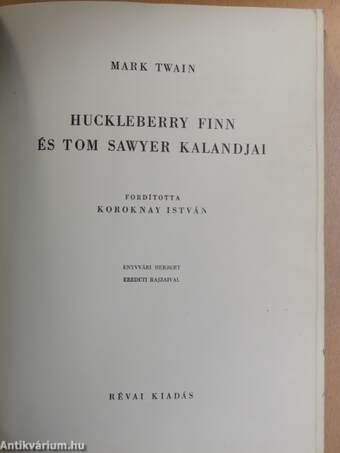 Huckleberry Finn és Tom Sawyer kalandjai