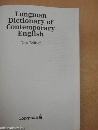 Longman Dictionary of contemporary english