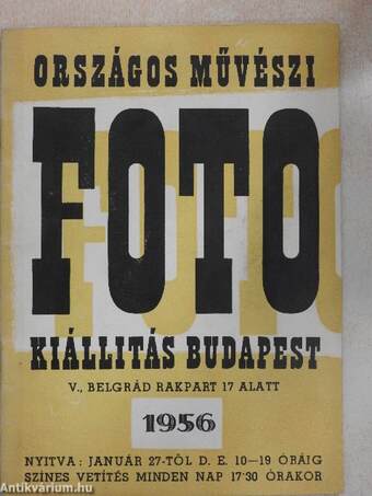 Országos Művészi Fotokiállítás Budapest