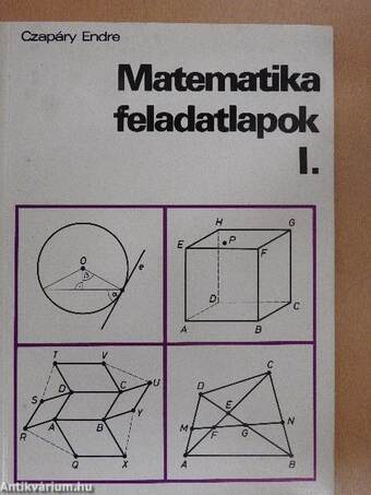 Matematika feladatlapok I-II.