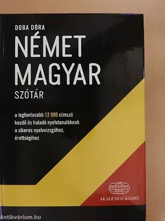 Német-magyar szótár