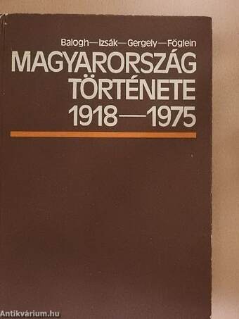 Magyarország története 1918-1975