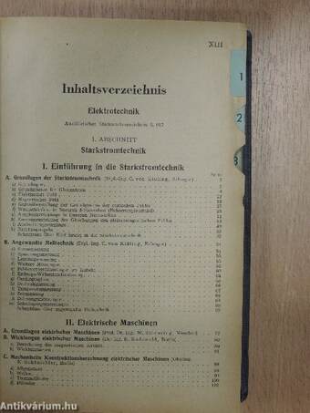 Hütte - Des Ingenieurs Taschenbuch IV A (töredék)