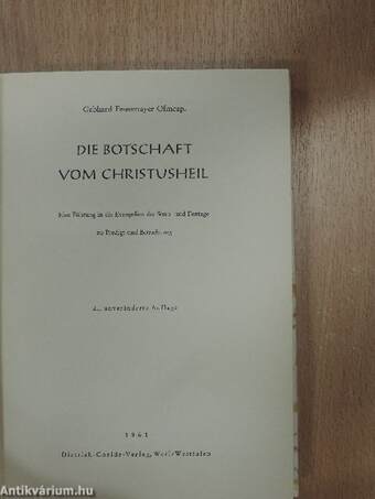 Die Botschaft vom Christusheil