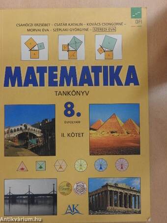 Matematika tankönyv 8/II.