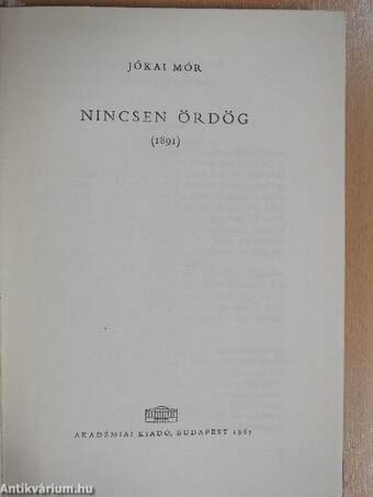 Nincsen ördög