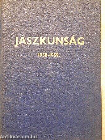 Jászkunság 1958-1959. (nem teljes évfolyamok)