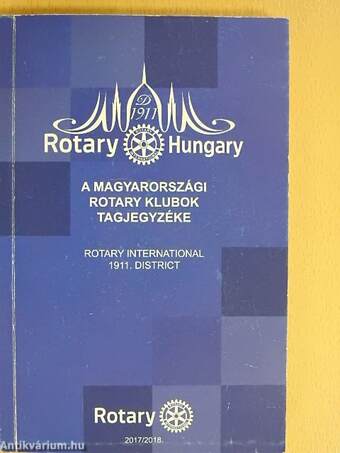 A magyarországi rotary klubok tagjegyzéke 2017/2018