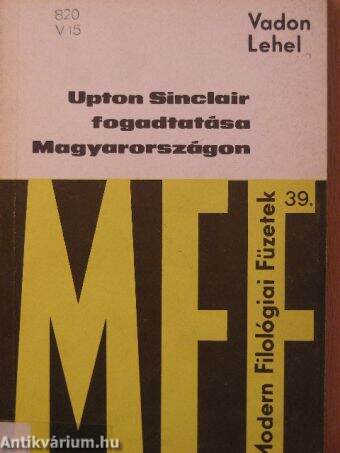 Upton Sinclair fogadtatása Magyarországon