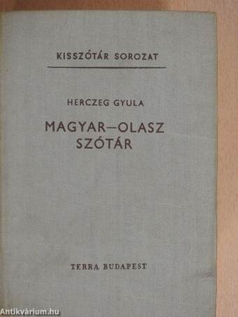 Magyar-olasz szótár