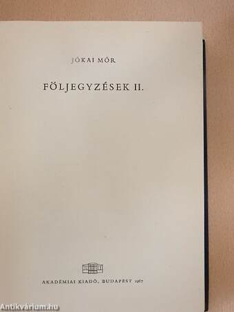 Följegyzések II.