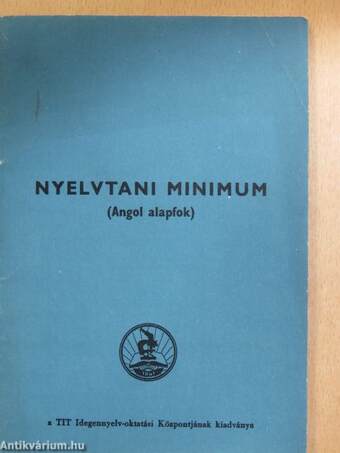 Nyelvtani minimum