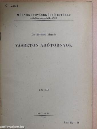 Vasbeton adótornyok