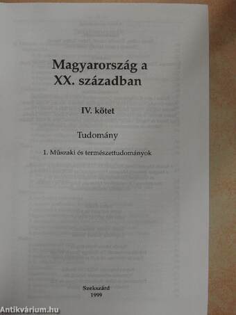 Magyarország a XX. században IV.