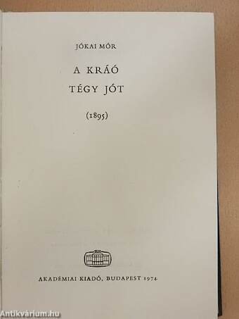 A Kráó/Tégy jót