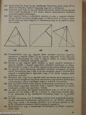 Geometriai feladatok gyűjteménye I.