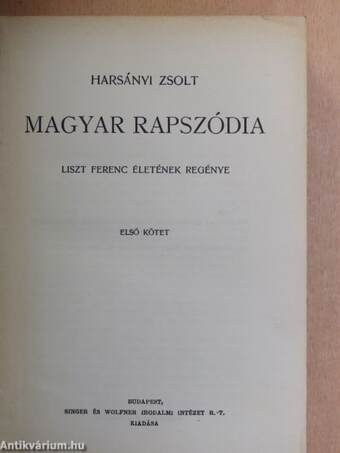 Magyar rapszódia I-IV.