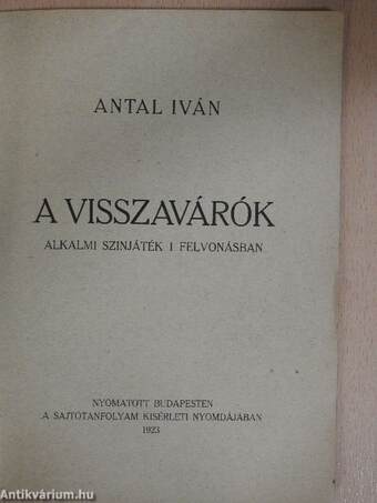 A visszavárók