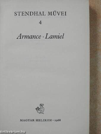 Armance/Lamiel