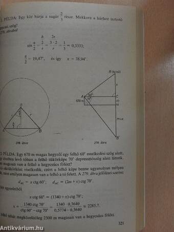 Matematika a felvételi vizsgára készülők részére