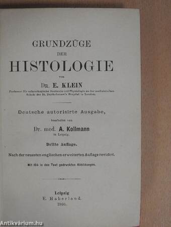 Grundzüge der Histologie