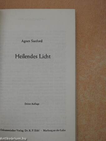 Heilendes Licht