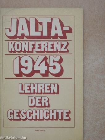 Jalta-Konferenz 1945