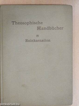 Theosophische Handbücher IV.