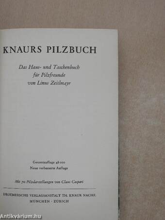 Knaurs Pilzbuch