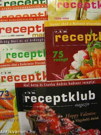 Receptklub Magazin 2005. (nem teljes évfolyam)