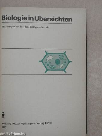 Biologie in Übersichten