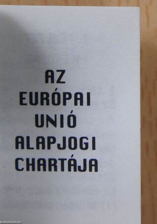 Alapjogaim az Európai Unióban (minikönyv)