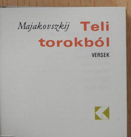 Teli torokból (minikönyv) (számozott)