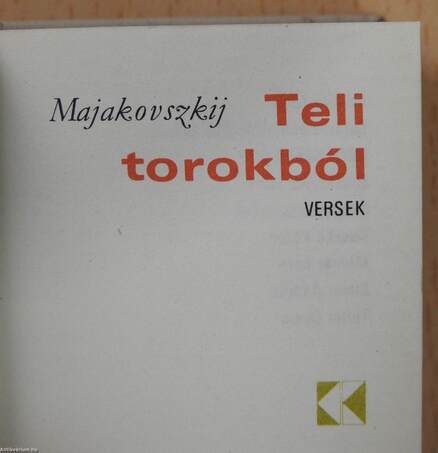 Teli torokból (minikönyv) (számozott)