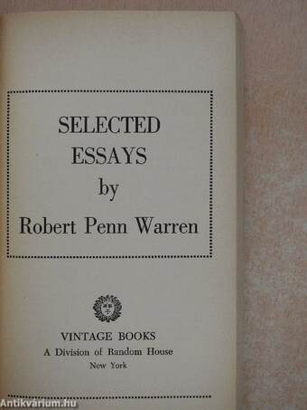 Selected Essays