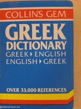 Collins Gem Dictionary Greek-English/English-Greek