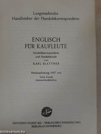 Englisch für Kaufleute