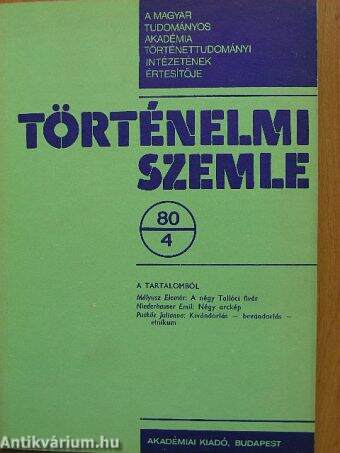 Történelmi Szemle 1980/4.