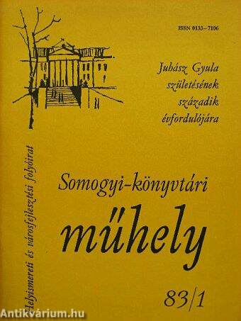 Somogyi-könyvtári műhely 83/1