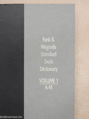 Funk & Wagnalls Standard Desk Dictionary 1-2.