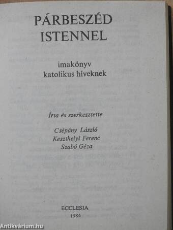 Párbeszéd Istennel