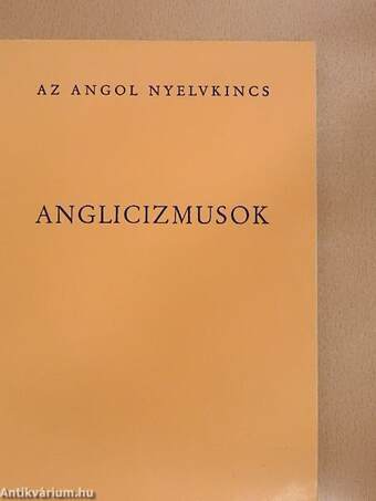 Anglicizmusok