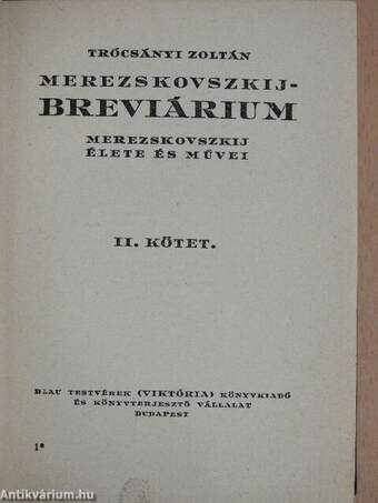 Merezskovszkij-breviárium II. (töredék)