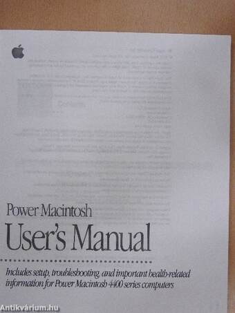 Power Macintosh User's Manual