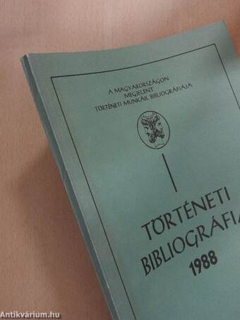 Történeti bibliográfia 1988