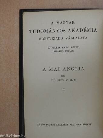 A mai Anglia II. (töredék)