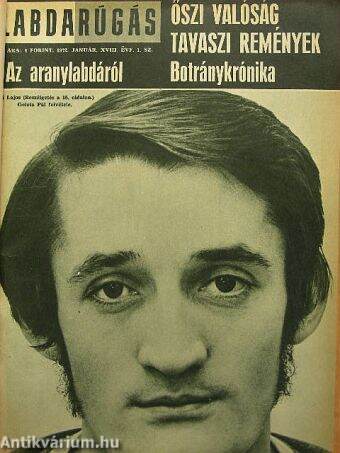 Labdarúgás 1972. január-december + 11. Magyarország-Románia különszám + 1 Fradi Híradó